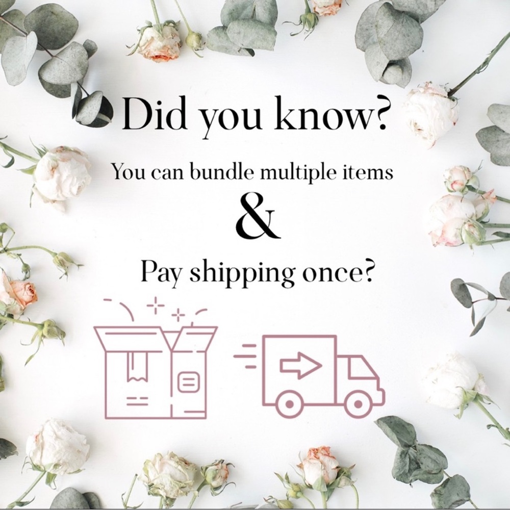 Bundle & Save On Shipping 🌹